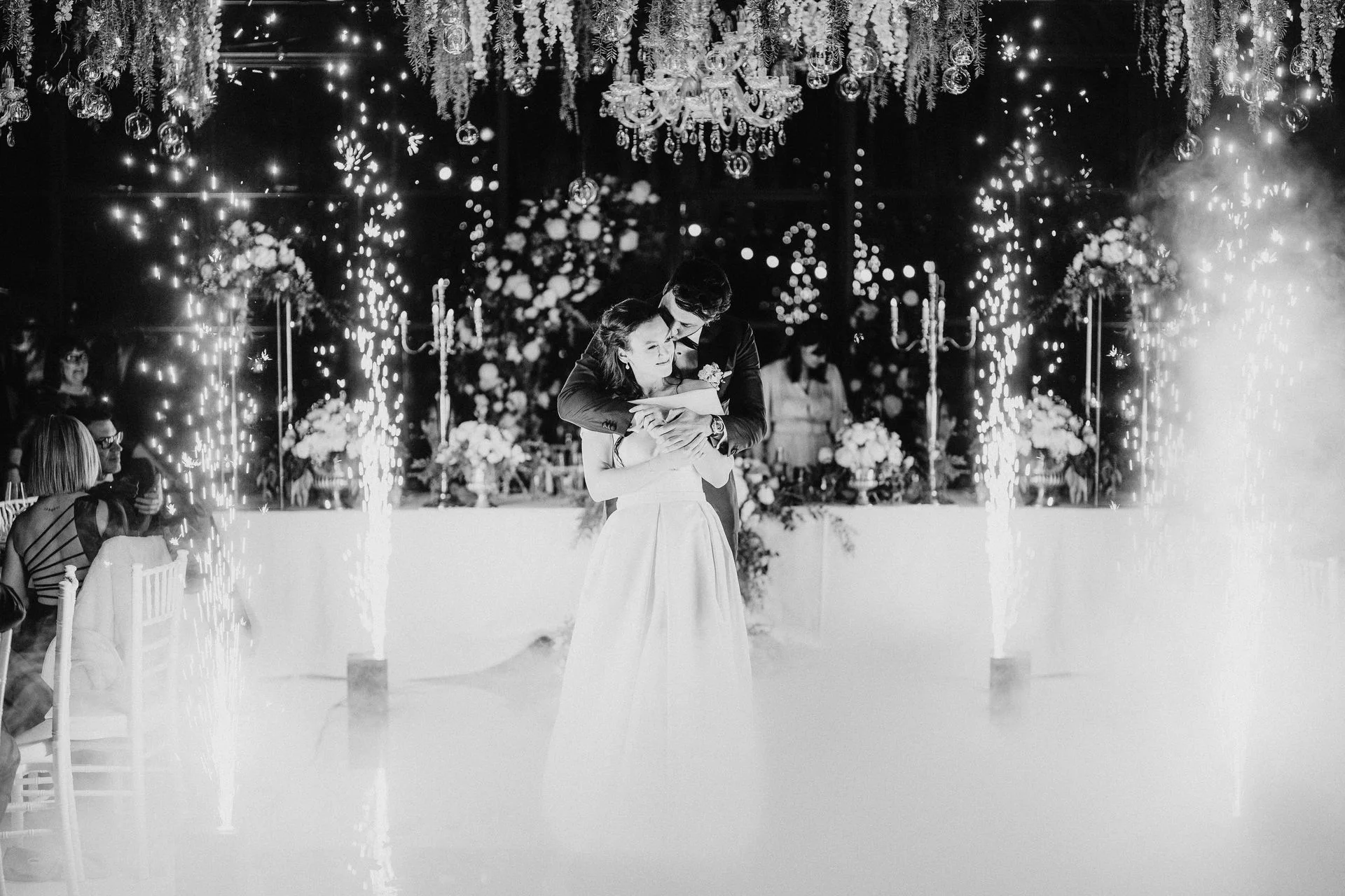 Castle wedding celebration
